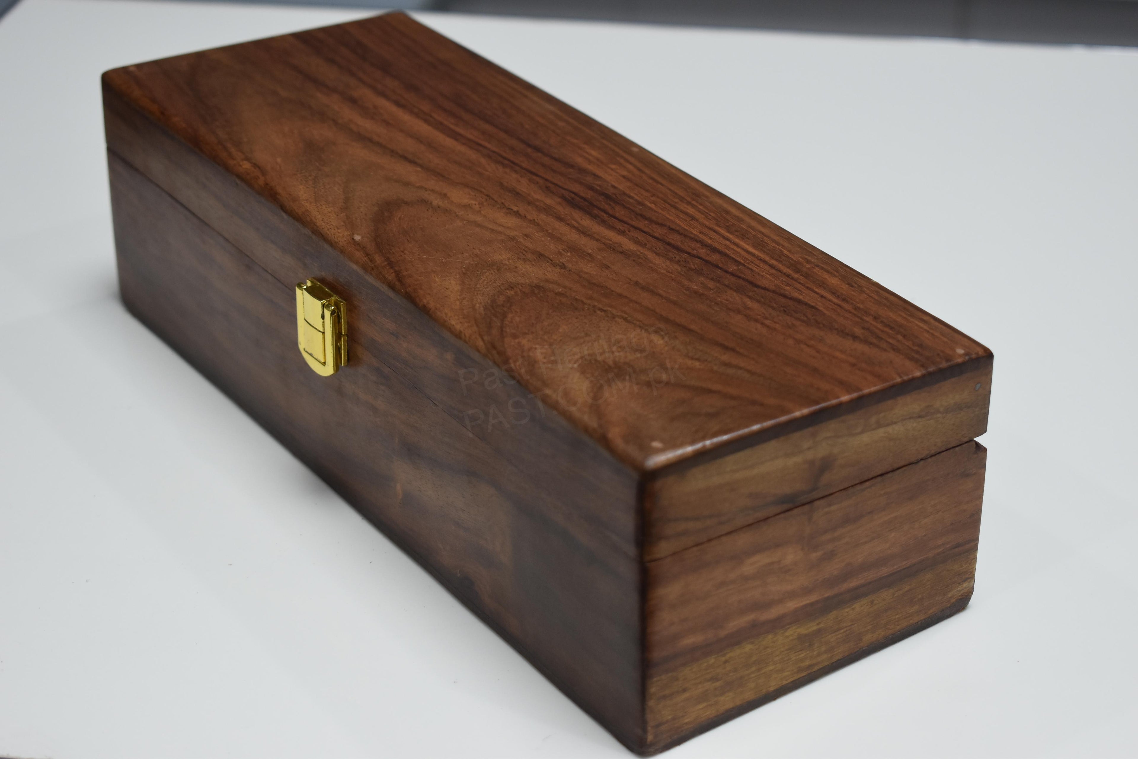 Handcrafted Wooden Watch Box (5 Slots)