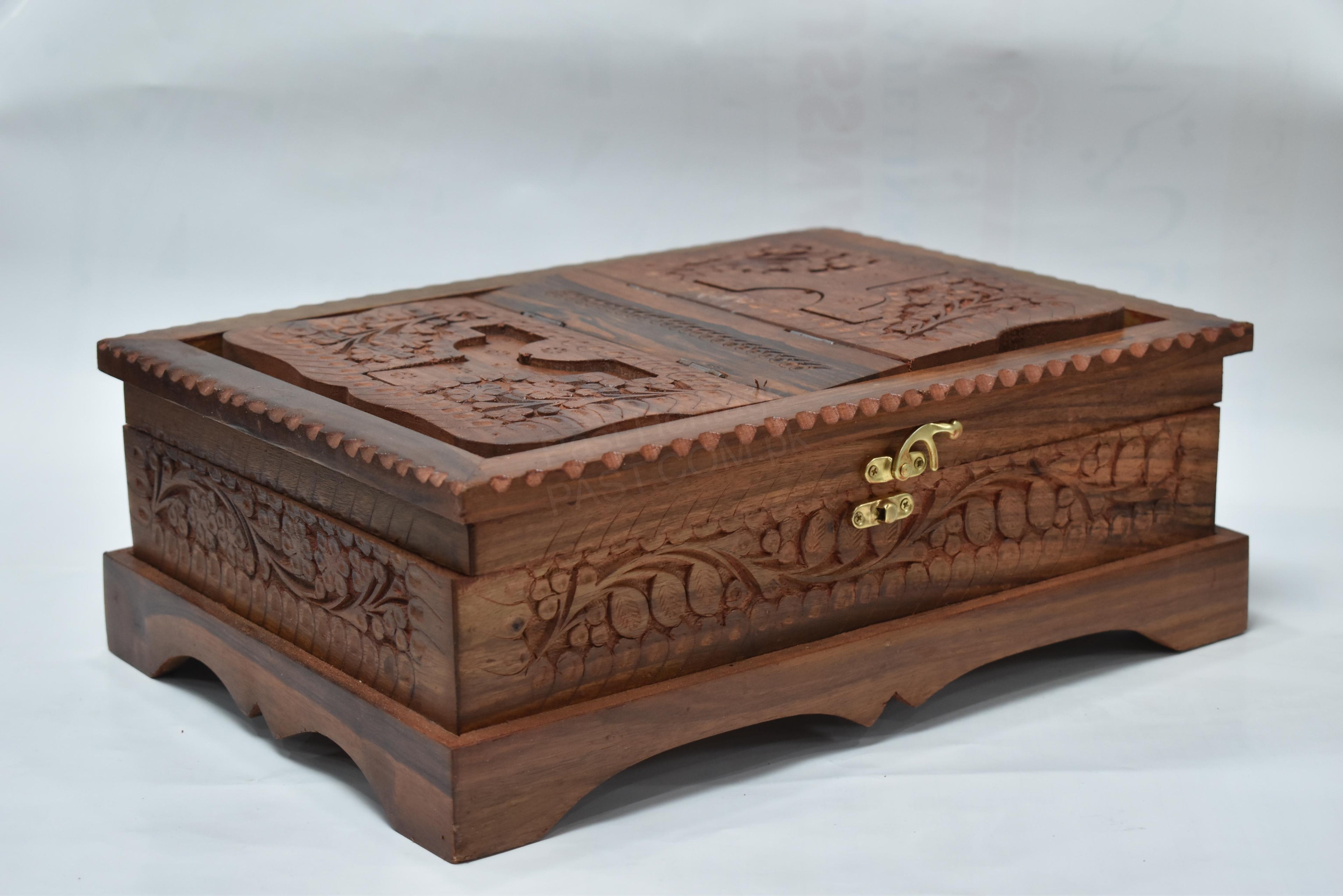 Handcrafted 2-in-1 Quran Box and Rehaal