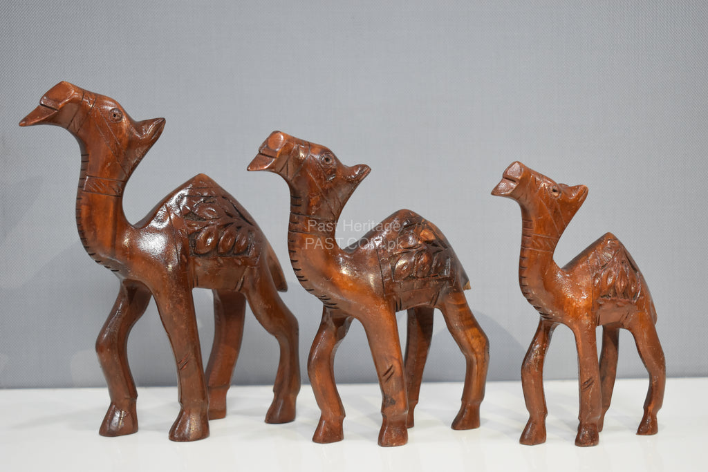 Premium Solid Wood Camel Set