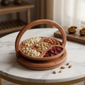 Wooden Dry Fruits Tray (5 Plates)