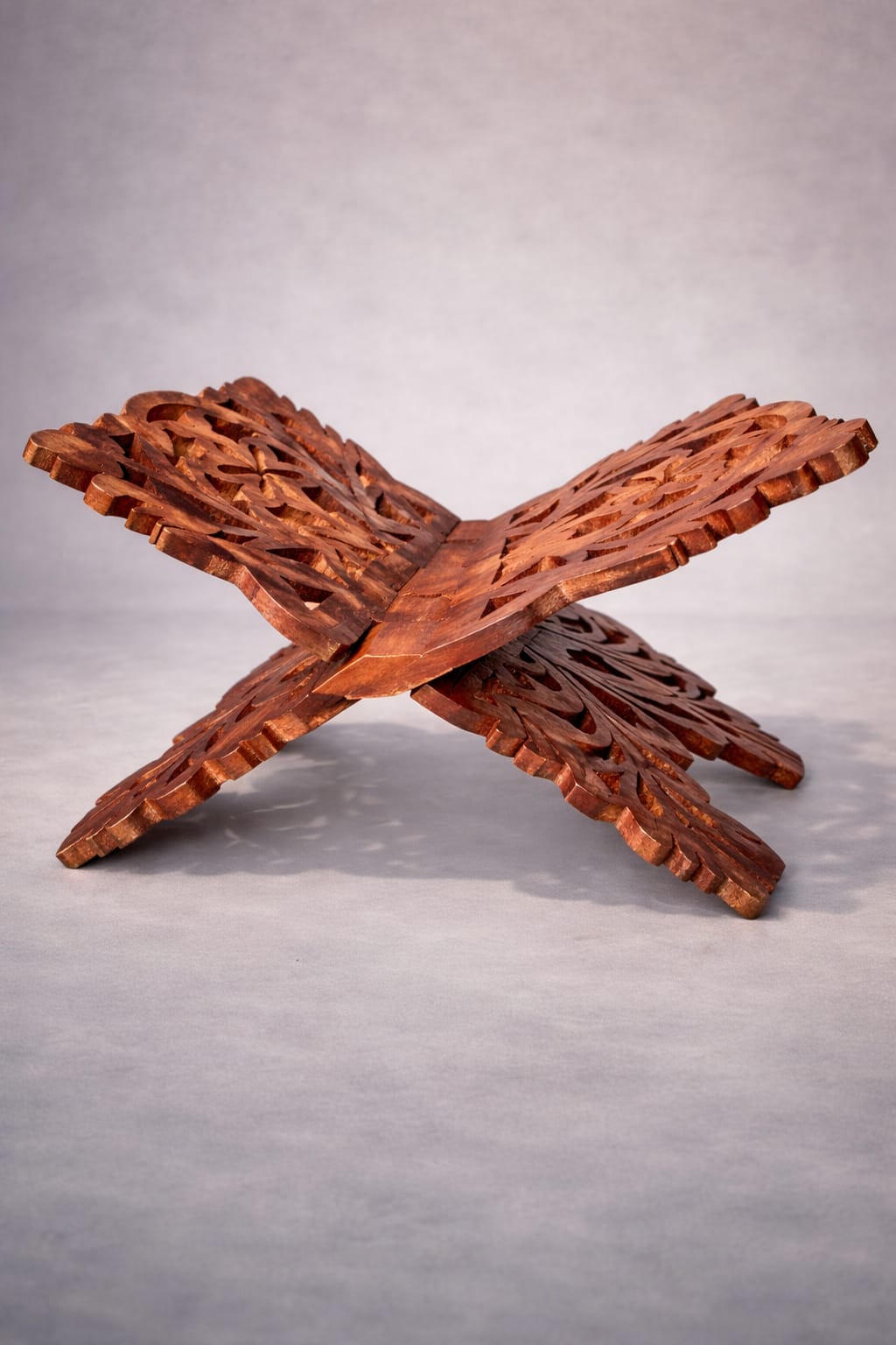 Handcrafted Wooden Quran Rail (Rehal) - Elegant