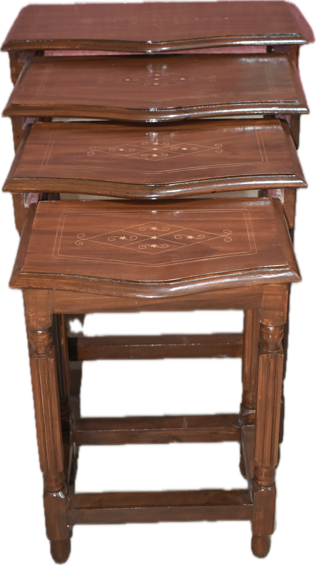 Handcrafted Wooden Nesting Tables