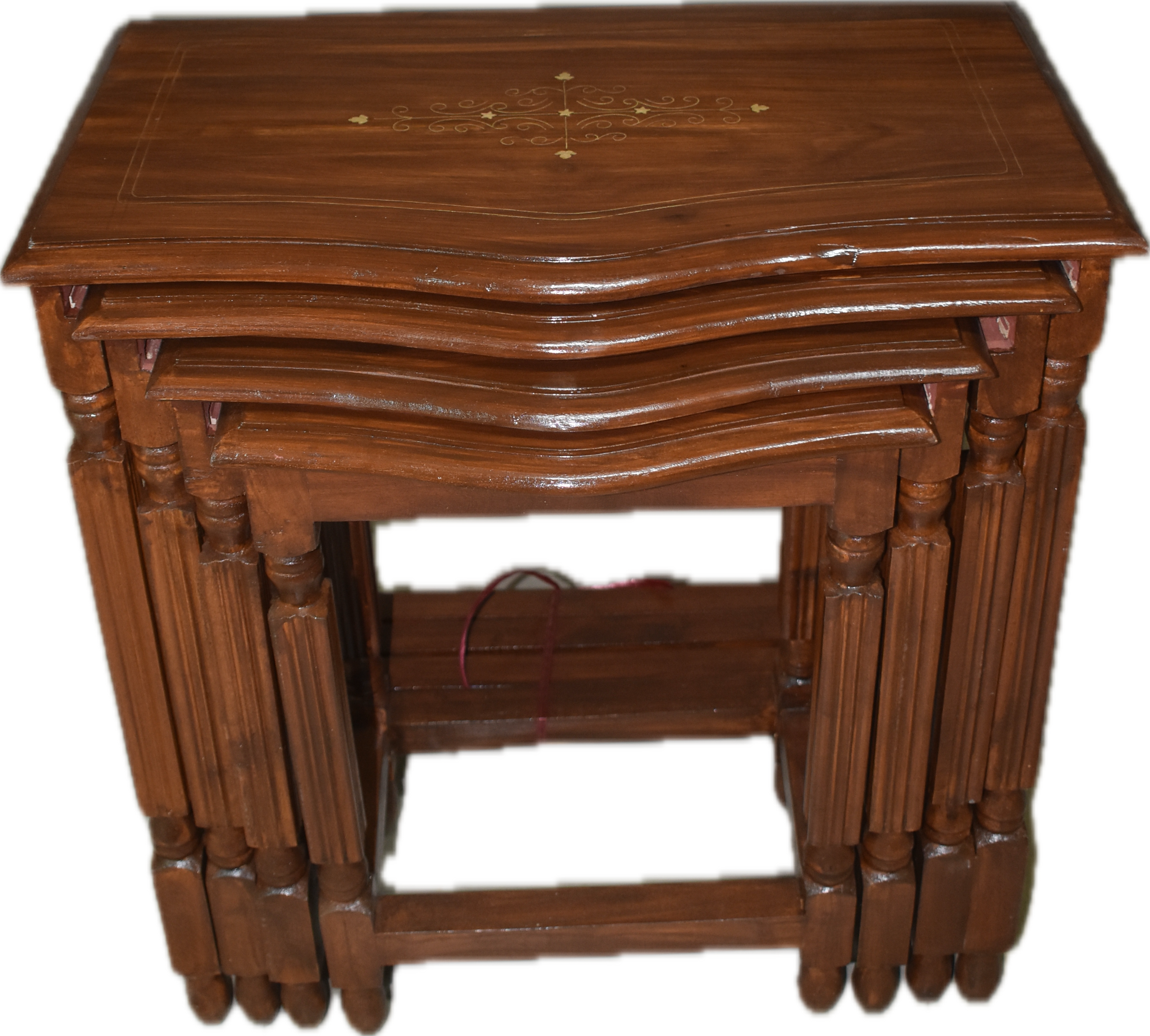 Handcrafted Wooden Nesting Tables