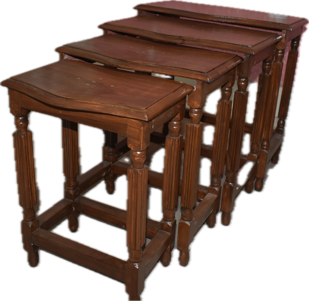 Handcrafted Wooden Nesting Tables