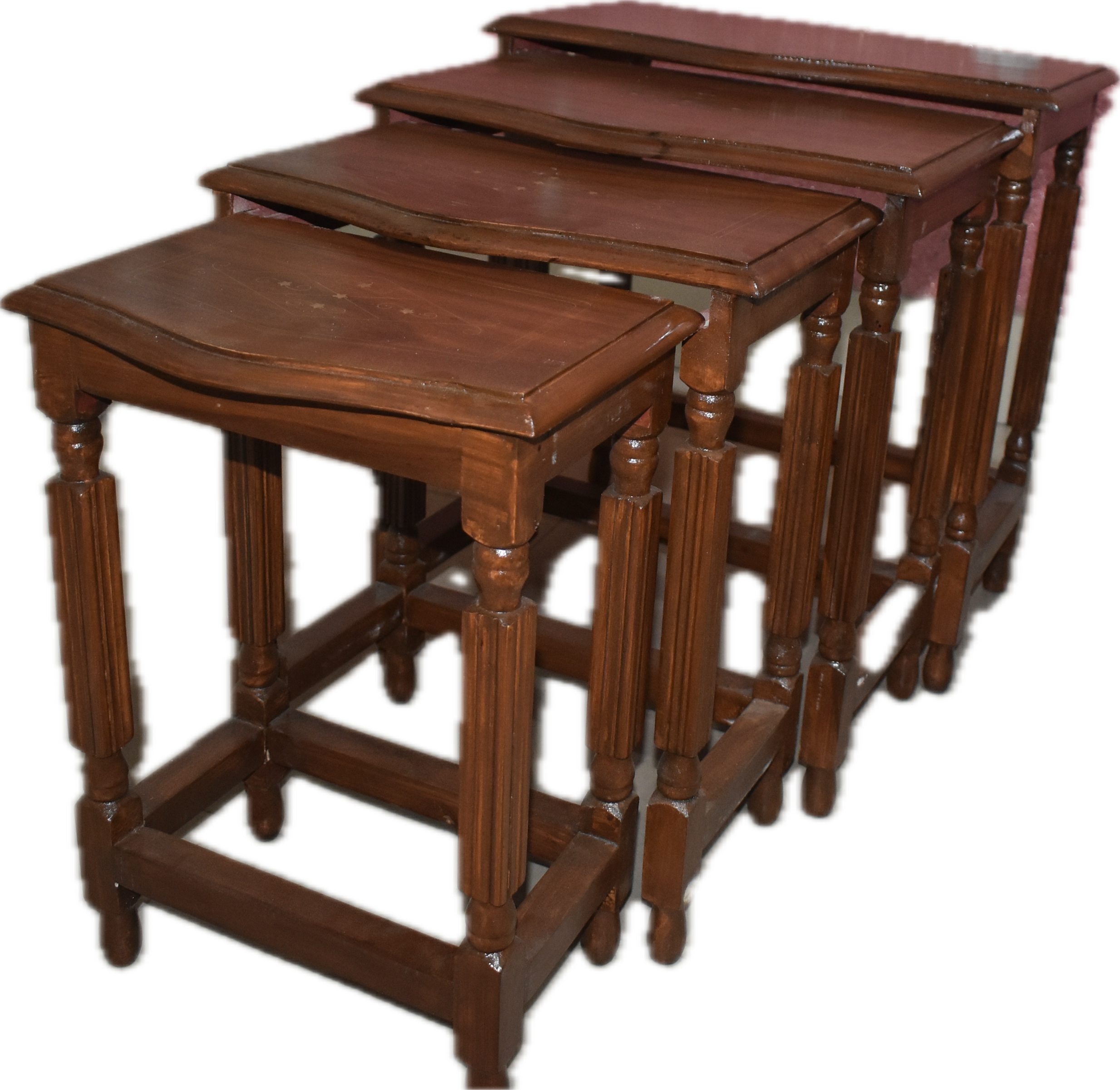 Handcrafted Wooden Nesting Tables