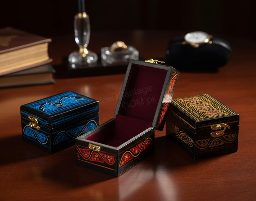Naqshi Wooden Watch Box (Single Slot)